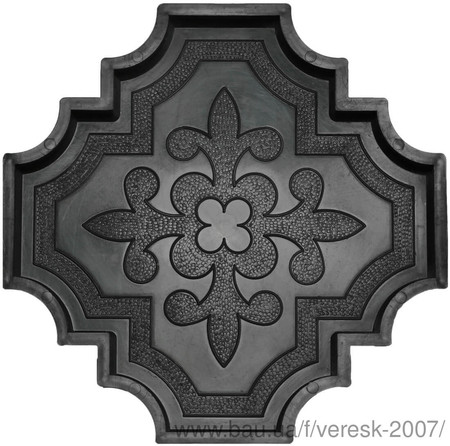 Формы для тротуарной плитки Вереск-2007 Лилия большая